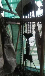 爬架葫蘆能使建筑爬架向下下降嗎